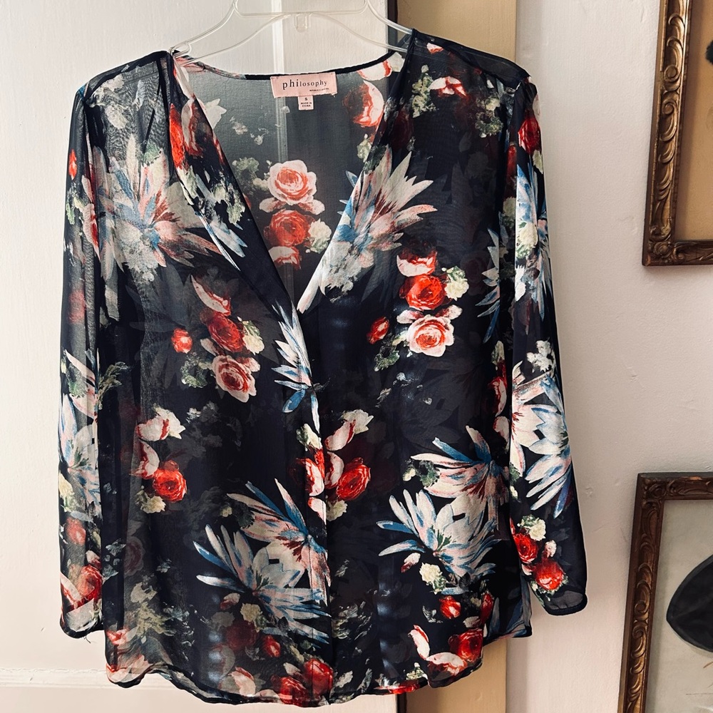 Pretty Floral Blouse